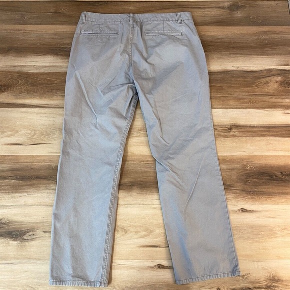 Bonobos Pants Mens 36 x 30 Gray Washed Chinos Straight Leg Cotton - Picture 8 of 8